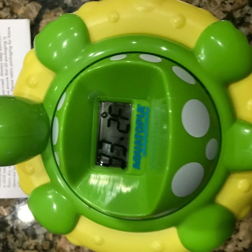 NIB Vintage Lilian vernon Turtle Bath Alarm